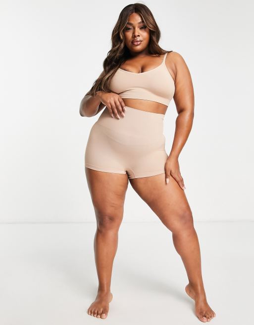 Spanx Curve Seamless Shaping boyshort in beige