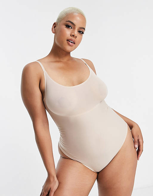 Spanx Curve Thinstincts smoothing cami bodysuit in beige
