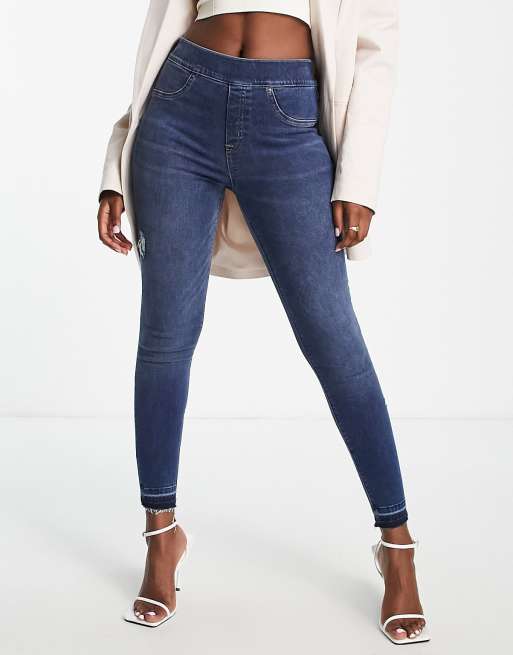 Spanx Distressed Ankle skinny jeans