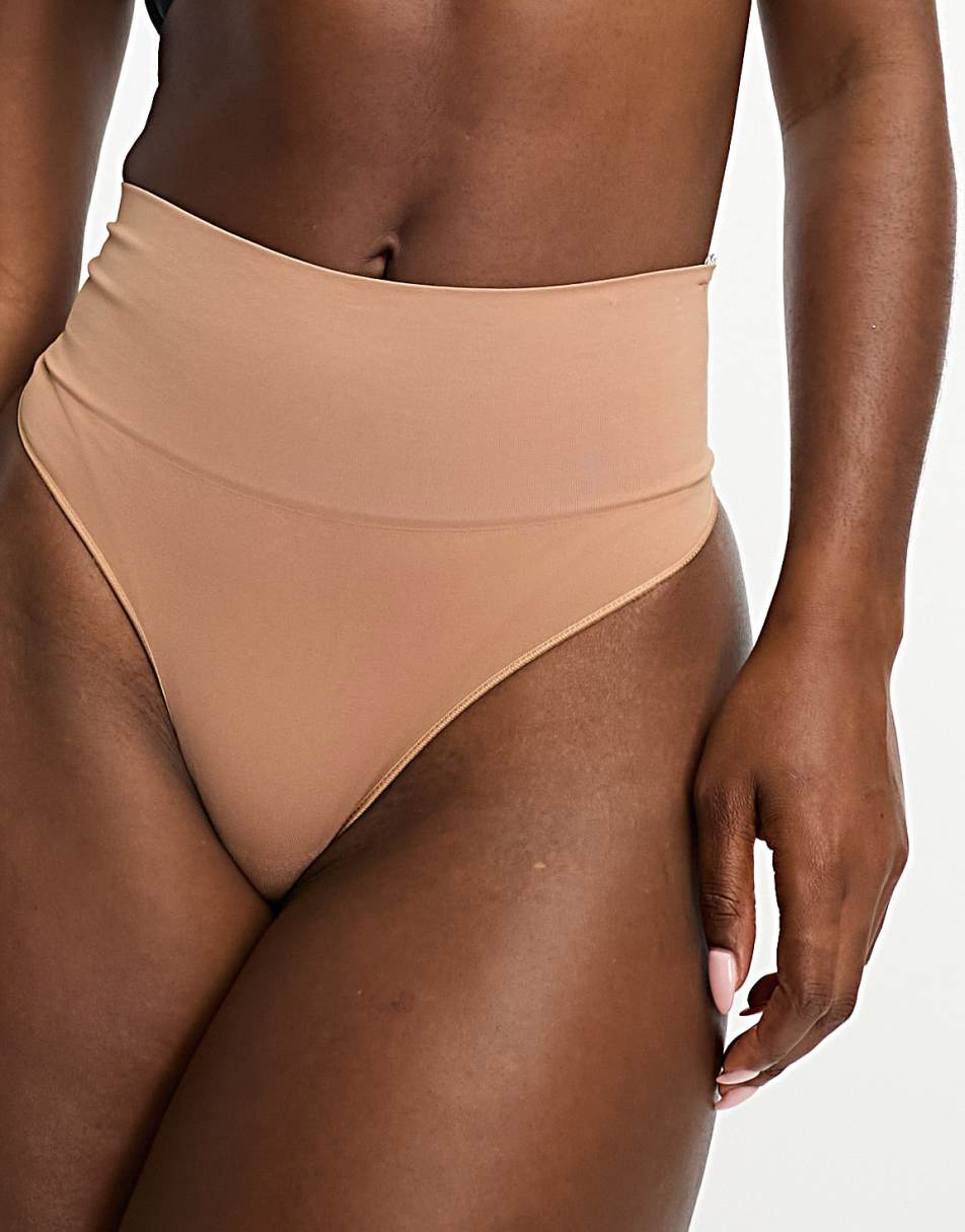 Spanx Everyday Shaping Thong in Brown