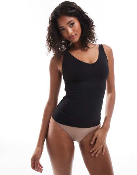 Spanx - Everyday - Sort, sømløs og formende tanktop - view 1