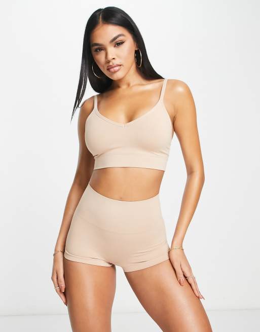Spanx ExtraOrdinary contouring boyshort in beige