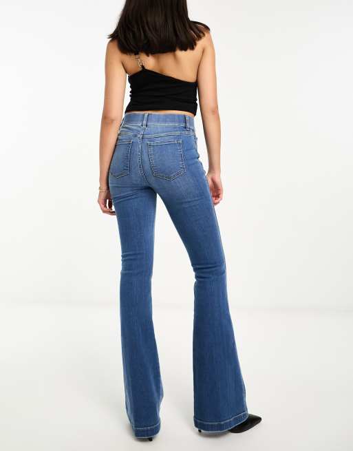 Spanx flared jeans in vintage indigo