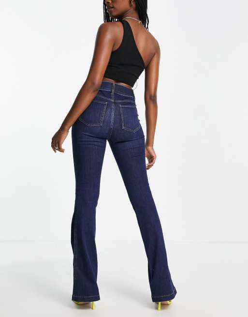 SPANX High-rise flared jeans