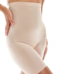 [Spanx] Spanx Invisible high-waisted mid-thigh short in champagne beige-Neutral S BEIGE