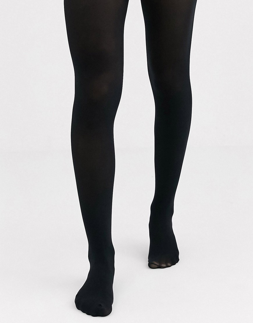 Spanx - Luxe legs 60 denier opaque shaping strømpebukser i sort