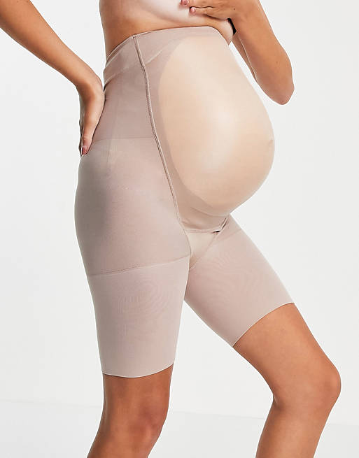 Maternity Mama Shapewear Shorts in beige Asos Women Clothing Underwear Briefs Shorts 