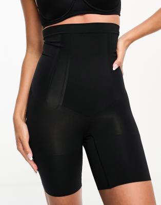 Spanx Oncore high-waisted mid-thigh super firm shaping short in black