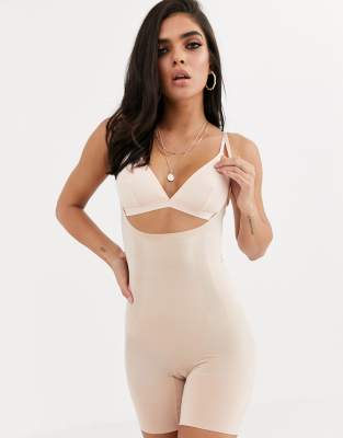 SPANX® OnCore Open-Bust Mid-Thigh Bodysuit