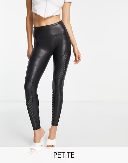 Spanx faux leather high waist sculpting leggings in black