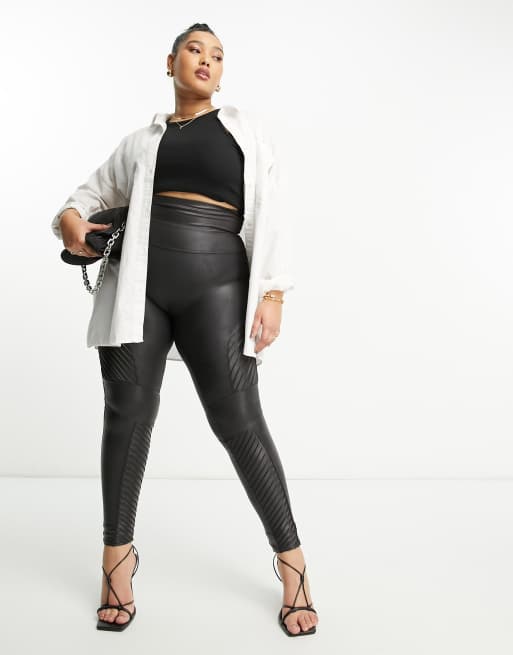 Plus Size Spanx Faux Leather Leggings