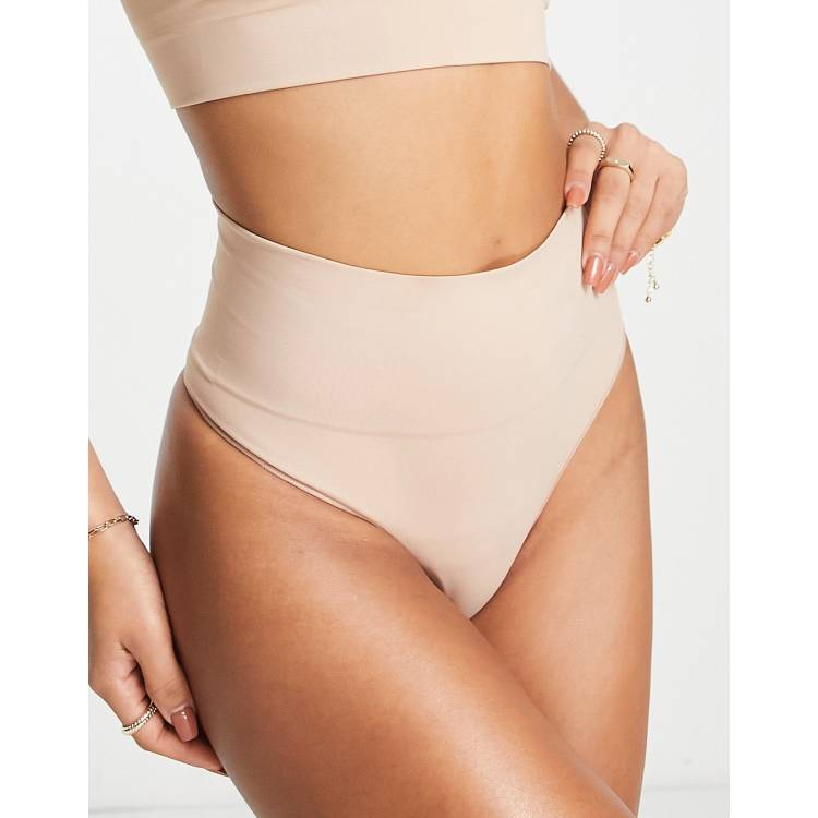 Assets By Spanx Women's All Around Smoothers Thong - Beige L : Target