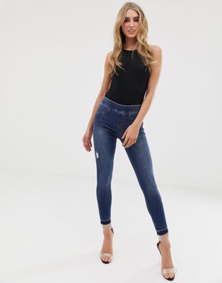 spanx distressed skinny jeans reviews