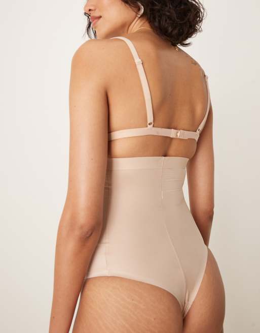 Spanx - String sculptant invisible à taille haute - Beige, 2 de 4