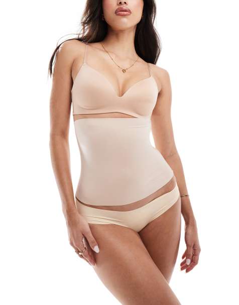 Spanx – Suit Your Fancy – Beżowy modelujący pas na talię - view 1