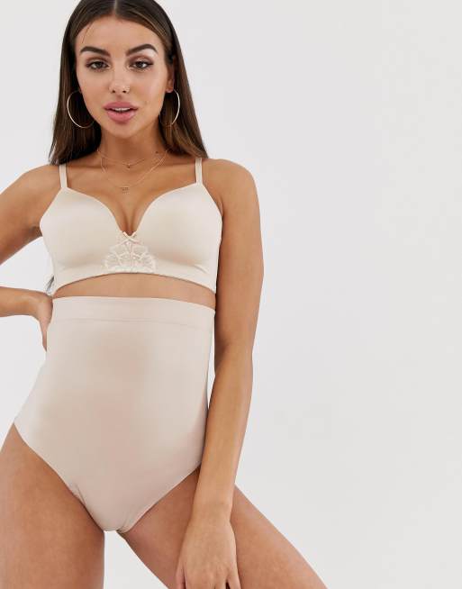 Spanx Suit Your Fancy High Waist Thong Tan