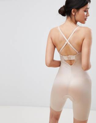 spanx suit your fancy low back mid thigh smoothing body