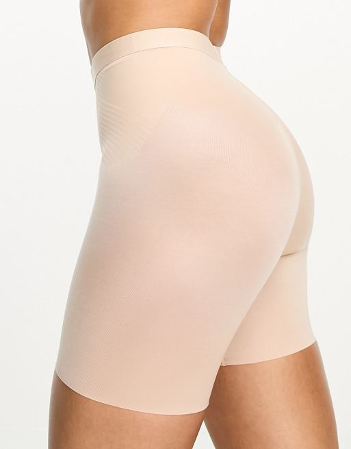 Spanx Suit Your Fancy strapless contouring bodysuit in beige