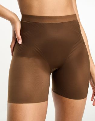 Spanx - Thinstincts 2.0 - Pantaloncini modellanti marrone castagna