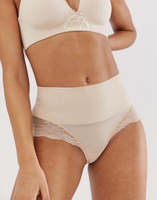 Spanx undie-tectable lace hi-hipster in beige