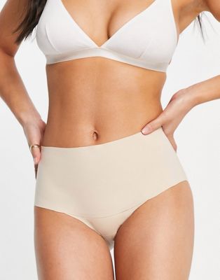 Spanx Undie-tectable smoothing invisible briefs in beige
