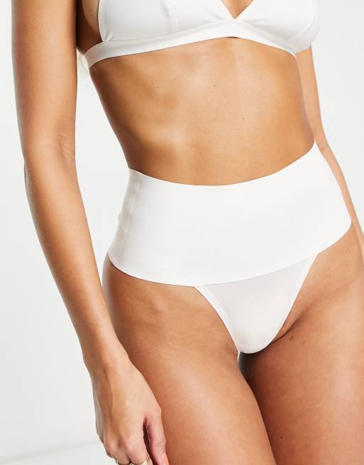 Spanx Undie-tectable thong in white | ASOS