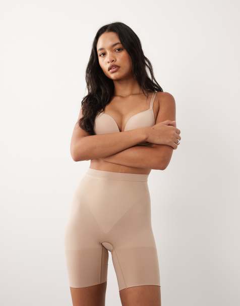 SPANXsculpt GoFigure mid-thigh short in chai beige - view 1