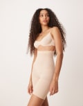 [Spanx] SPANXsculpt Seamless Power high-waisted shorts in beige-Neutral S BEIGE