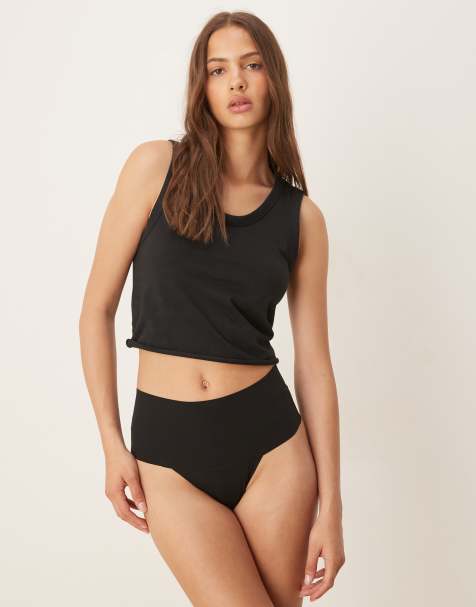 SPANXsupersmooth Undie-tectable lingerie thong in black - view 1