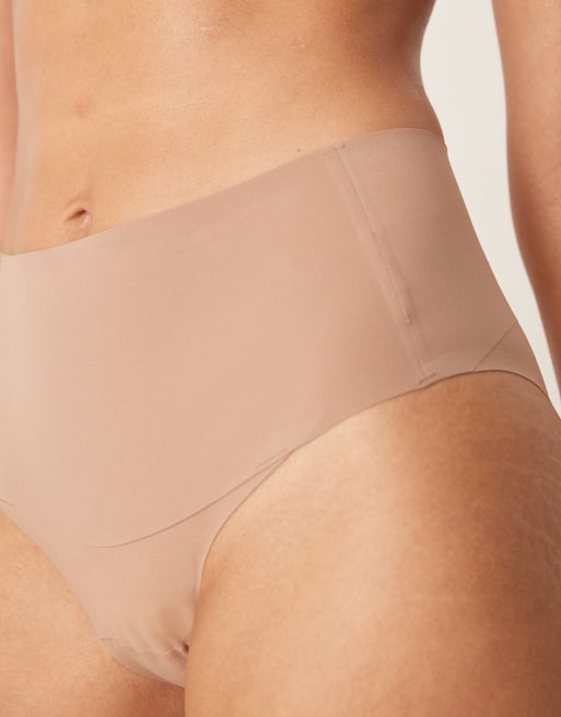 SPANXsupersmooth Undie-tectable tanga briefs in cafe au lait, 3 of 4