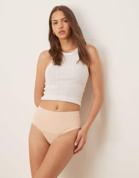 SPANXsupersmooth Undietectable tanga brief in beige - view 1