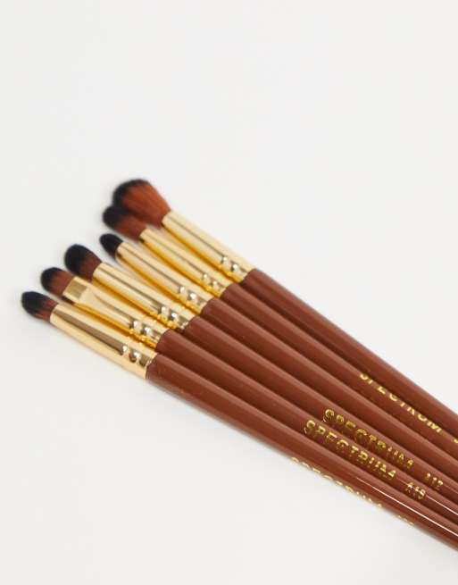 Spectrum - Pantherine - Sæt med 6 makeupbørster til øjnene