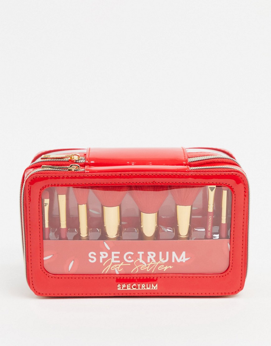 Spectrum - Red Jet Setter - Set di pennelli per il make-up-Nessun colore