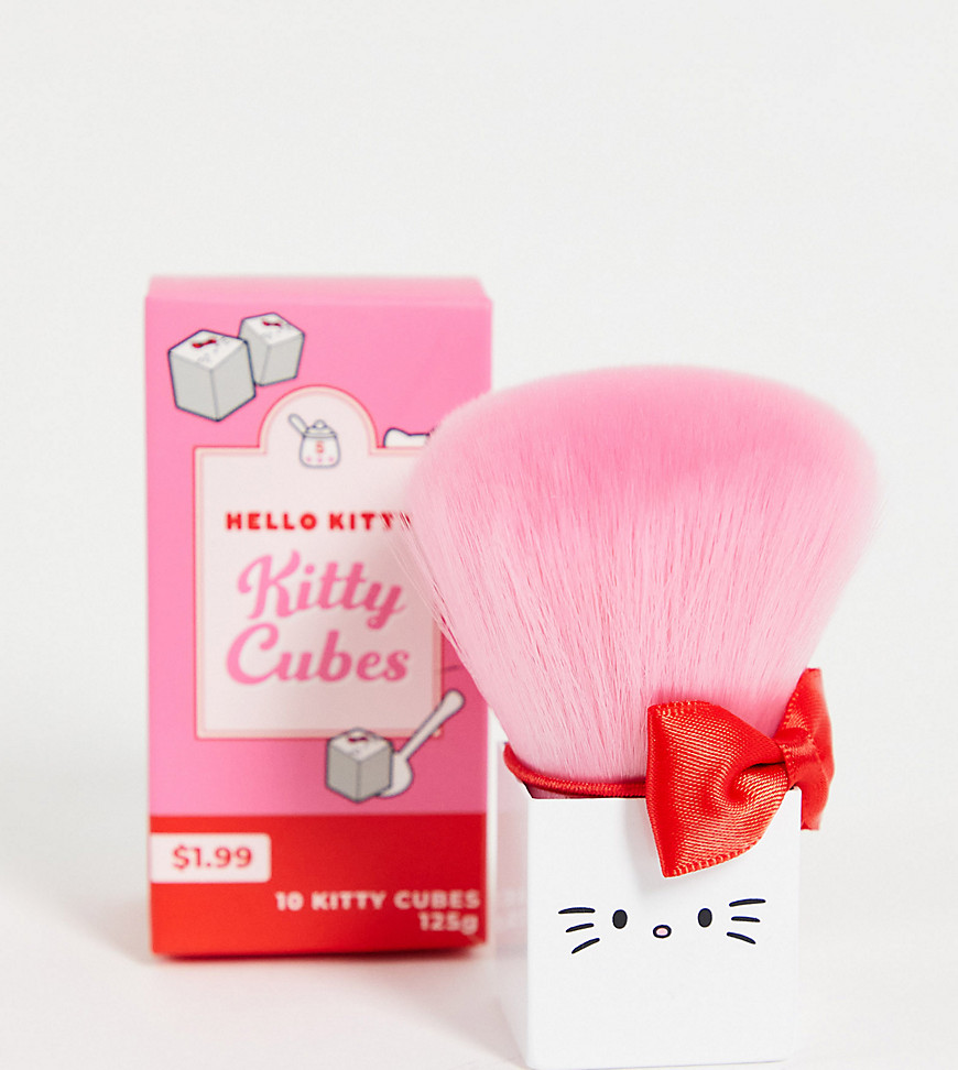 Spectrum x ASOS Exclusive – Hello Kitty – Kabuki-Pinsel mit Würfelzucker-Design-Mehrfarbig