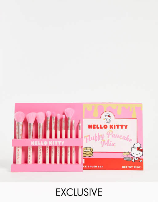 Spectrum x ASOS – Hello Kitty – 10-delars set med fluffiga sminkborstar, endast hos ASOS
