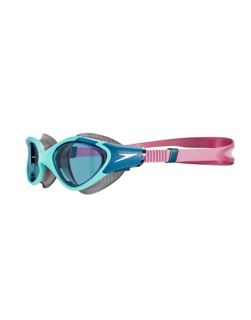 Speedo Biofuse 2.0 goggles in marine blue/peacock, 4 of 4