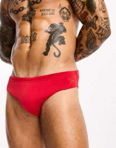 Speedo Endurance Brief in Red