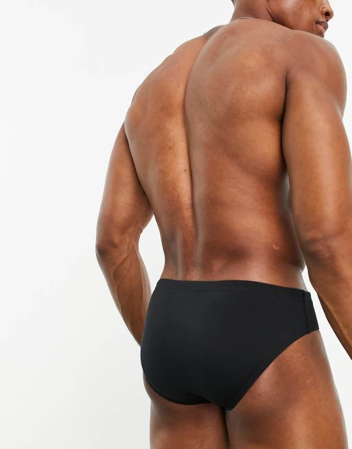 Speedo – Endurance – Czarne slipy kąpielowe, 7 cm, 4 z 4