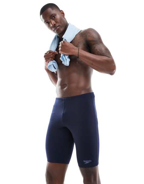 Speedo – Endurance+ Jammer – Schwimmhose in Marineblau - view 1