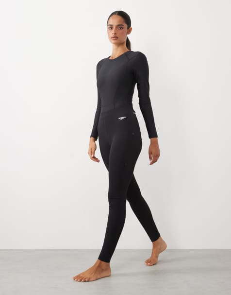 Speedo Endurance+ modesty swim legging in anthracite - view 1