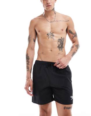 Essentials 16-inch water shorts in black