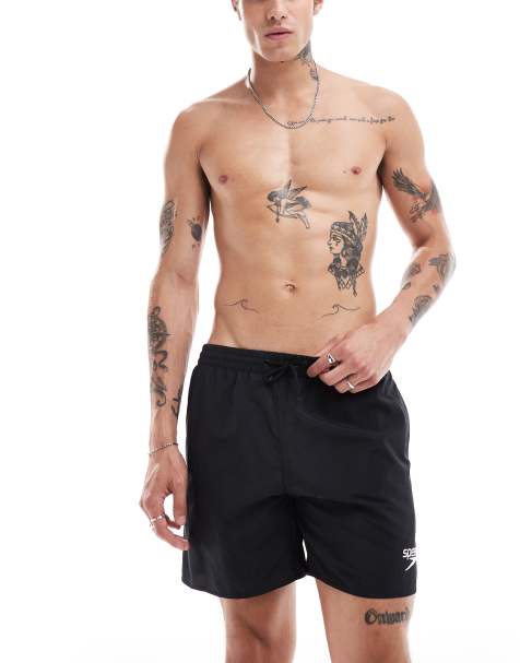 Speedo essentials 16 inch watershorts in black - view 1