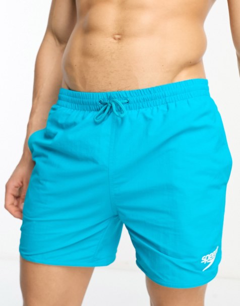 Short de bain court à bandes contrastantes en Multicolore pour pour homme