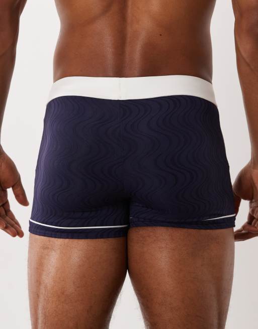 Speedo Jetstream textured aquashort in navy, 4 of 5