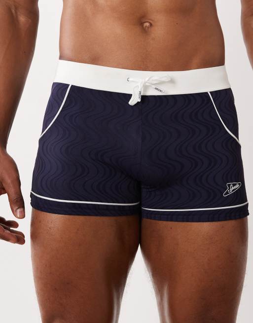 Speedo Jetstream textured aquashort in navy, 5 of 5