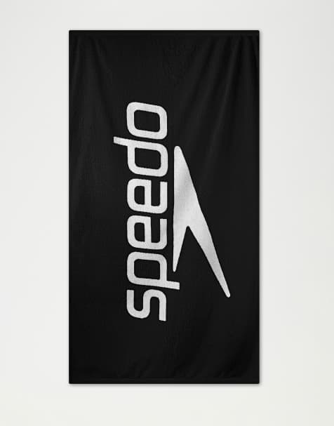 Speedo Logo towel in black - view 1