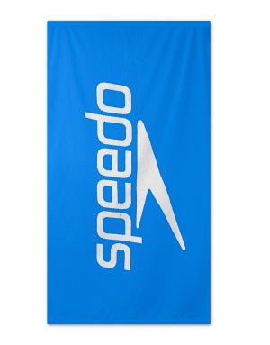 Speedo Logo towel in blue