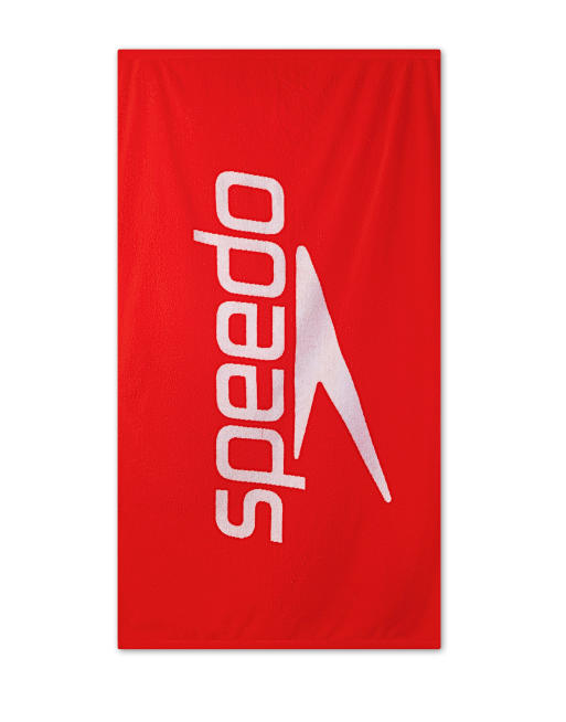 Speedo Logo towel in red