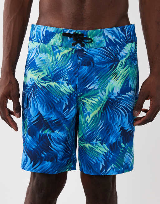 Speedo Lookout print 18'' board shorts in blue print, 5 of 5