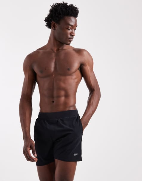 Speedo Lookout solid 16'' swim shorts in black - view 1